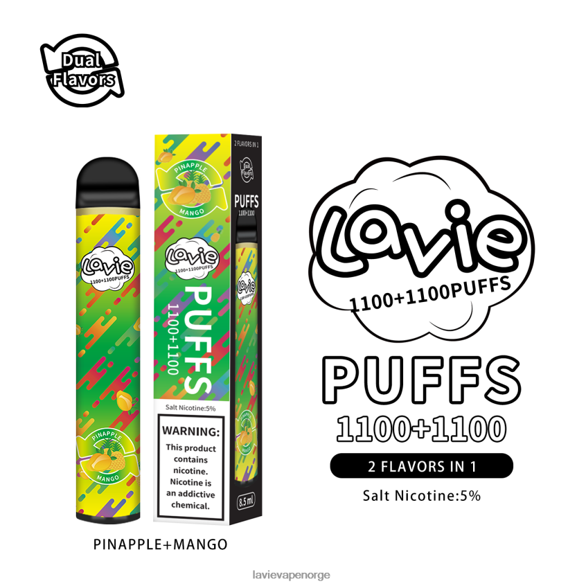 4P8266296 Lavie Vape Norge | ananas/mango LAVIE BAR Switch 2200 drag